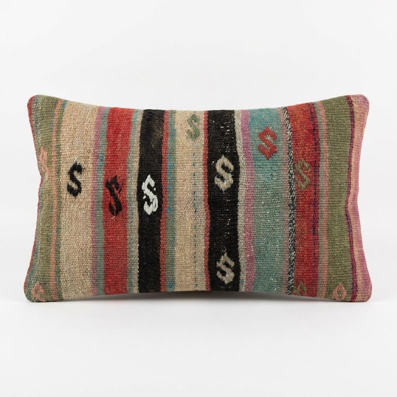 BohoGiftsStore Turkish Kilim Pillow Cover