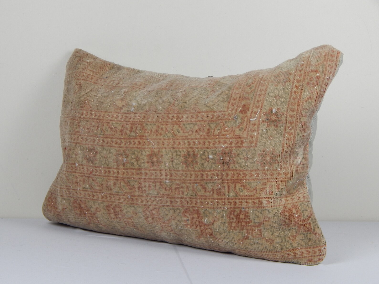 Faded Cushion Cover Muted Turkish Rug Pillow 16 x Etsy