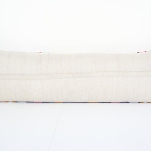 Silk Ikat Velvet Pillow Extra Long Silk Ikat Lumbar Cushion - Etsy