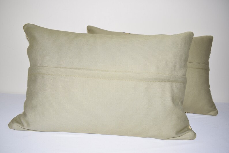 16 X 24 Wool Farmhouse Decor Lumbar Cushion Etsy