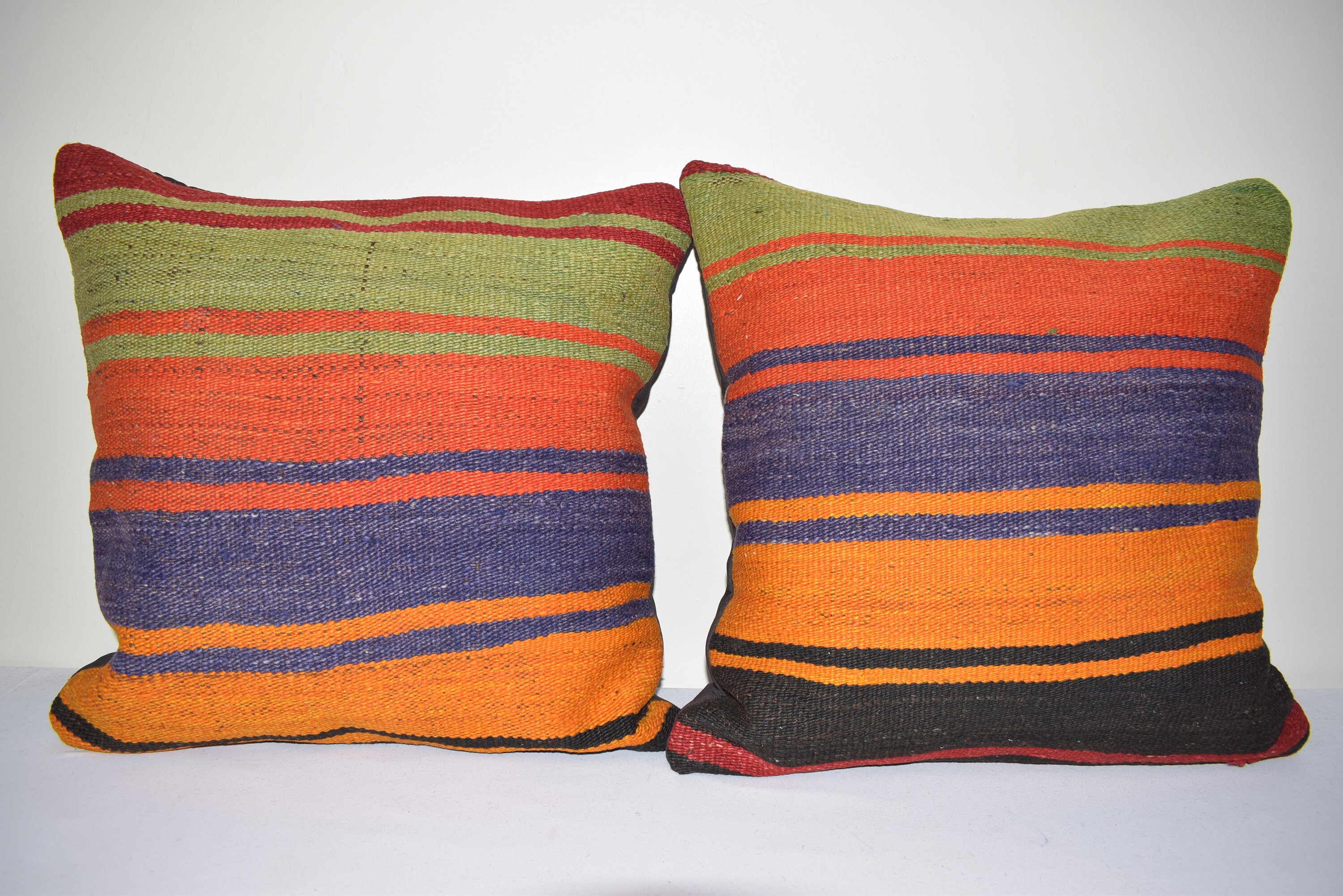 20 X 20 Rustic Kilim Throw Pillow Covers Set of Etsy UK