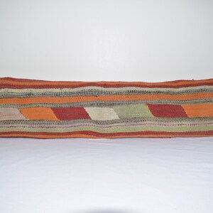 12&quot; X 50&quot; Turkish Big Pillow Cover Lumbar Pillow Long Pillow cushion Boho Pillow Cover Decorative kilim Pillow Cover