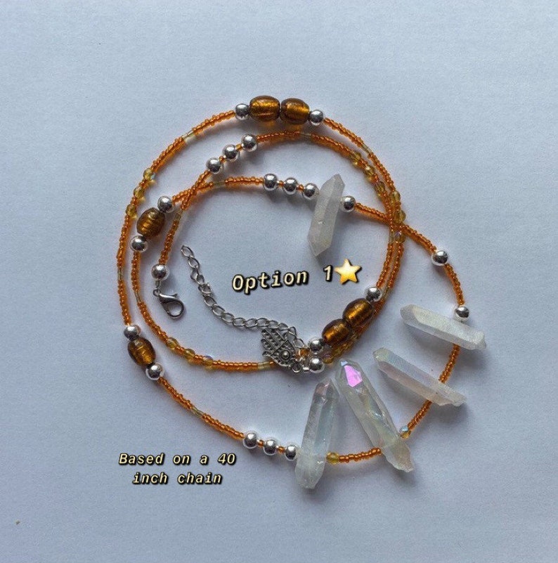 Quartz Chakra Waist Beads/belly Beads/waist Chains/healing Etsy