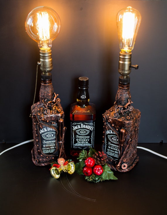 Download Free Exclusive Christmas Gift Jack Daniels Whiskey Bottle Lamp Etsy SVG Cut Files