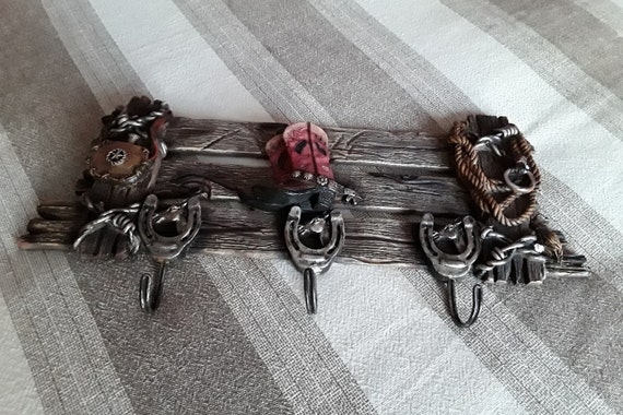 Wooden Key Holder Country Style Decor House Car Key Hanger Etsy