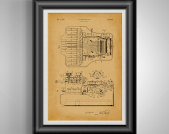 May include: A vintage black and white patent drawing of a typewriter. The drawing shows the internal workings of the machine, including the keys, the type bars, and the paper feed mechanism. The patent number is 1,831,833 and the date is Nov. 7, 1933.