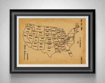 History Teacher Gifts History Gifts American History Decor US History Decor American History Gifts History Classroom Decor Unframed