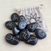 Planetary Magick Stones Planet Ruling Runes Lunar Magic | Etsy