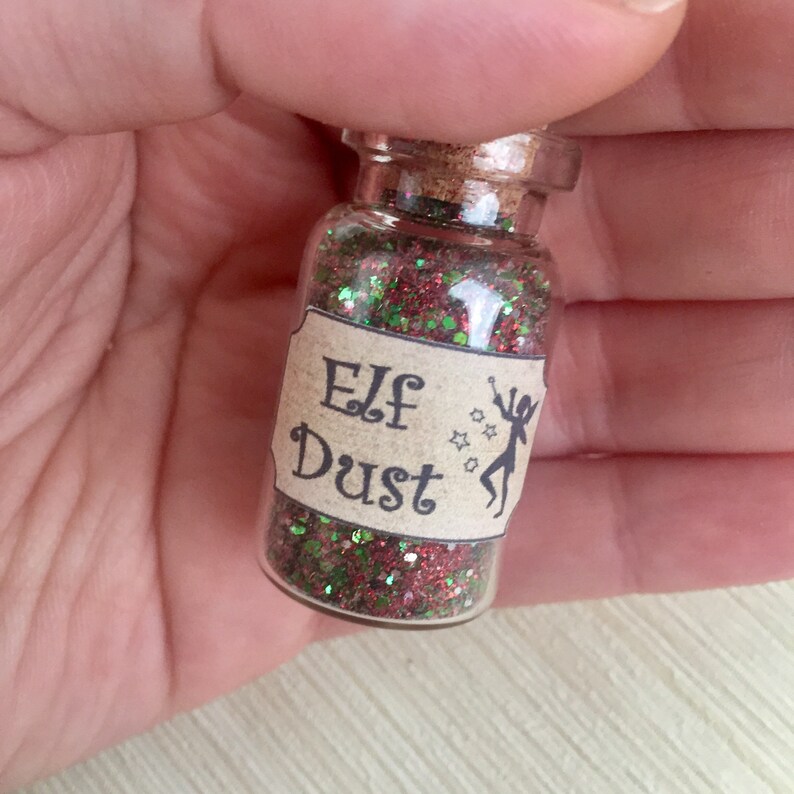 Christmas Elf Dust Bottle Fairy Dust Pixie Dust Magic Star Etsy