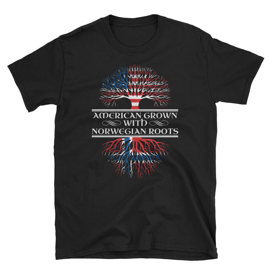 American Growns With Norwegian Roots Norwegian Shirt Norway - Etsy