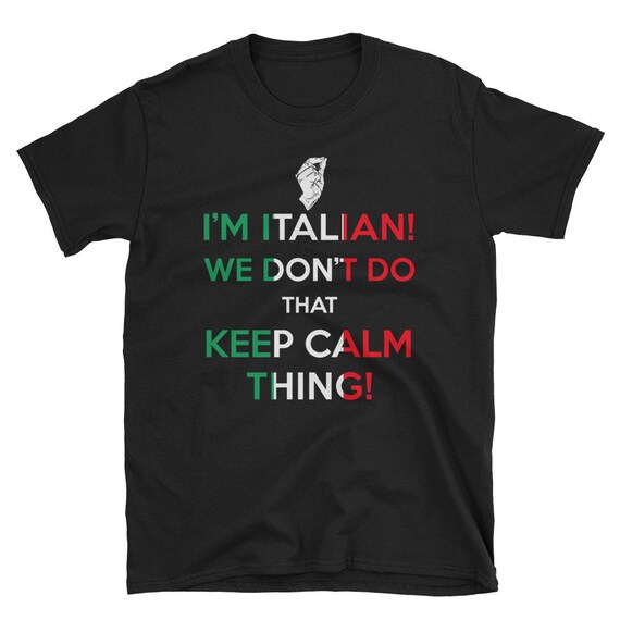 Italian Shirt Italy Shirt Italian T Shirt Italian Gifts Etsy