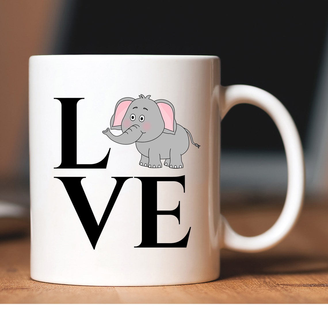 Elephant mug elephant gift elephant coffee mug elephant Etsy