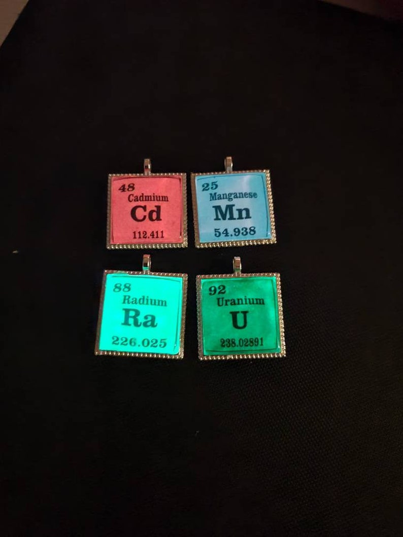 Non Radioactive Periodic Table Elements Uranium Radium Cadmium Etsy