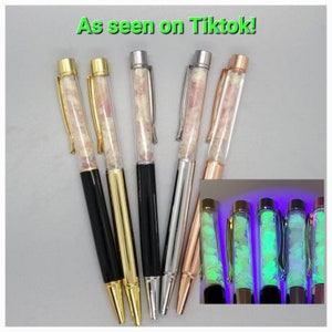 The Original Uranium Glass Filled Pen Burmese Glass