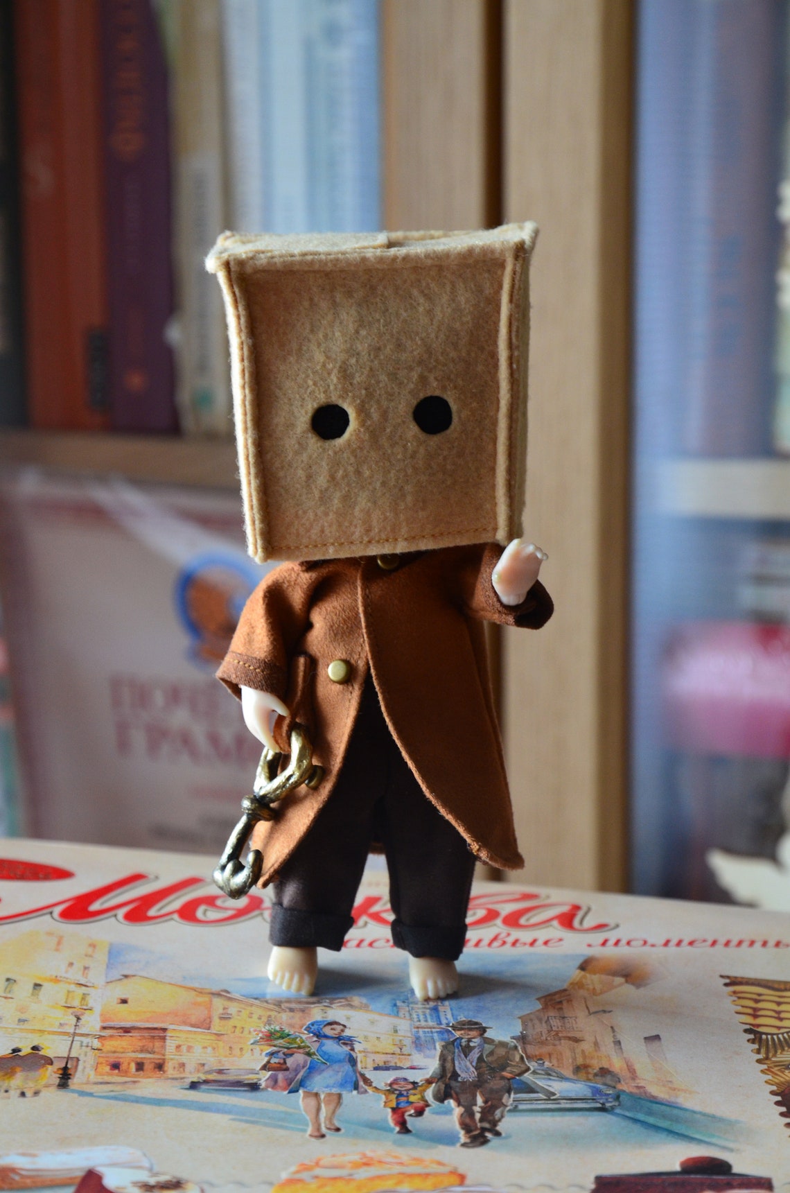 Little Nightmares Game Doll Mono Art Doll Etsy