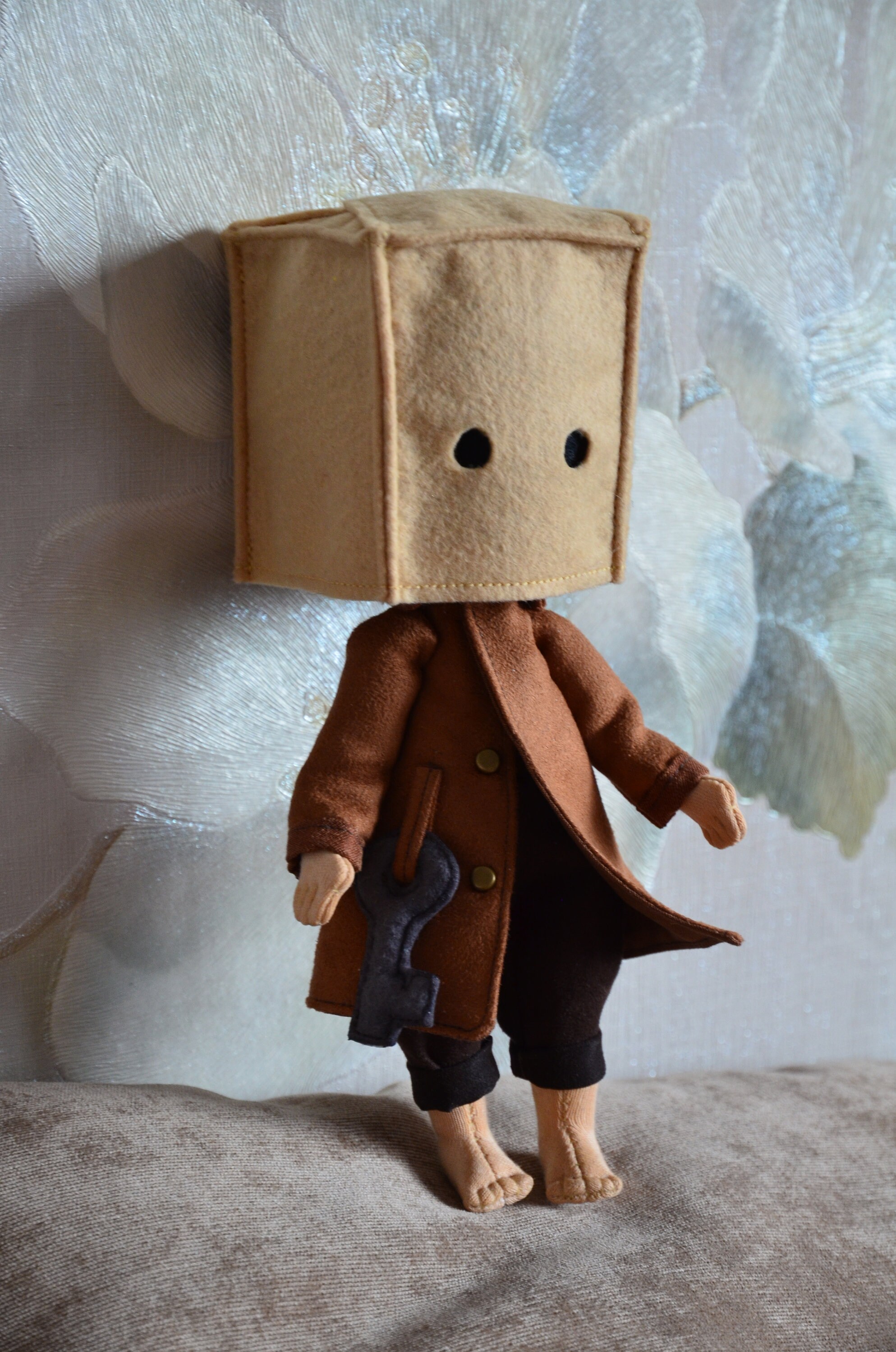 Little Nightmares Game Doll Mono Art Doll Etsy