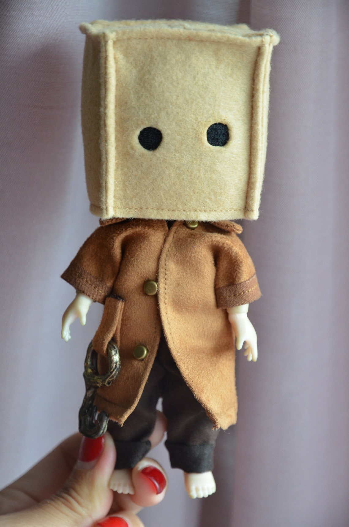 Little Nightmares Game Doll Mono Art Doll Etsy