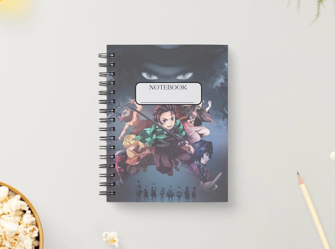 Anime-inspired Demon Slayer Digital Notebook | 79 Pages | Aesthetic ...