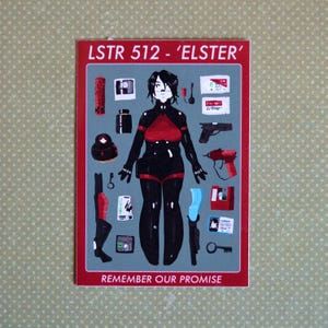 Signalis Elster Inventory 80mm Sticker
