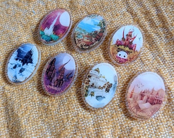 FFXIV Travel Pins - Amaurot, Elpis, Crystarium, Sharlayan, Ishgard, Tuliyollal & Ala Mhigo - shadowbringers endwalker heavensward dawntrail