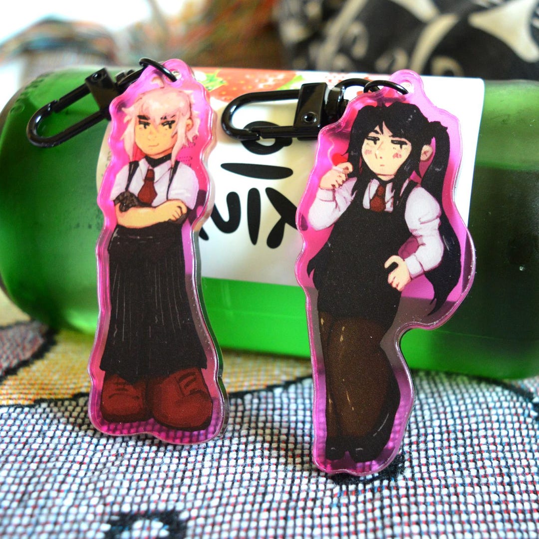 VA-11 HALL-A Jill and Dana 3 Inch Acrylic Keychains - Va11halla