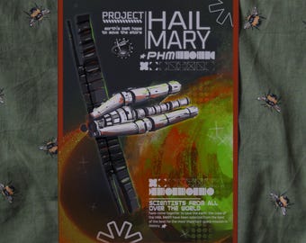 Project Hail Mary Poster Print - A3