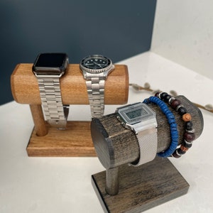 Watch Stand for For Single /Two Watches/ Gift for Him / Watch Holder / Gift for Dads / Watch Display Stands/ Christmas Gift/ Minimalist