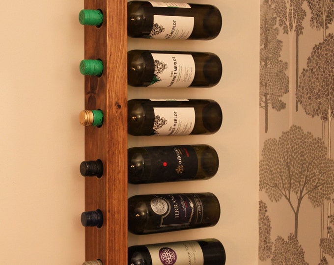 Zig Zag Wine Rack the Ziggy Zag Z Geometric Wall Mounted Etsy Canada