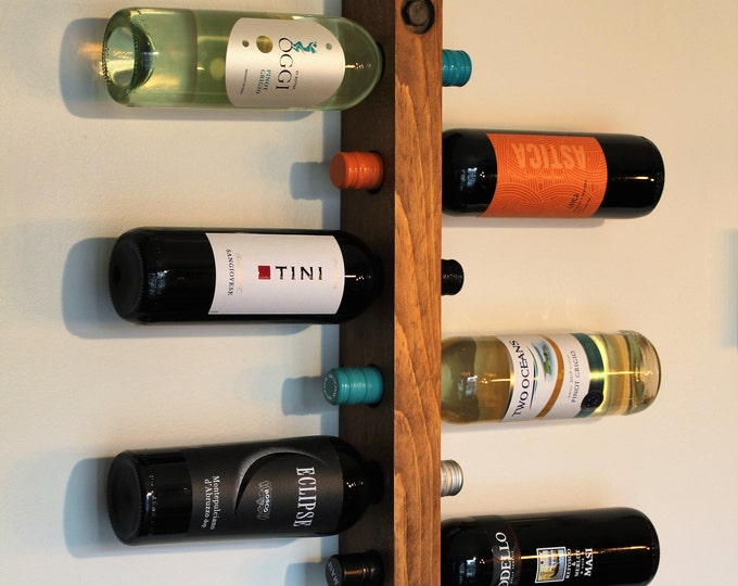 Zig Zag Wine Rack the Ziggy Zag Z Geometric Wall Mounted Etsy Canada