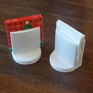 Großer gepunkteter Serviettenhalter - 3D Gedruckt, um wie Porzellan auszusehen - BITTE LESEN!