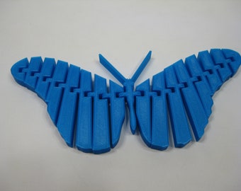 3d printed Butterfly 6" wide - Articulating~ Flexi ~ Desk Ornament ~ Fidget toy
