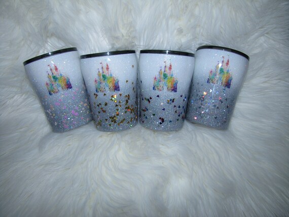 Disney Castle Glitter Tumbler Glitter Tumbler Disney Castle | Etsy