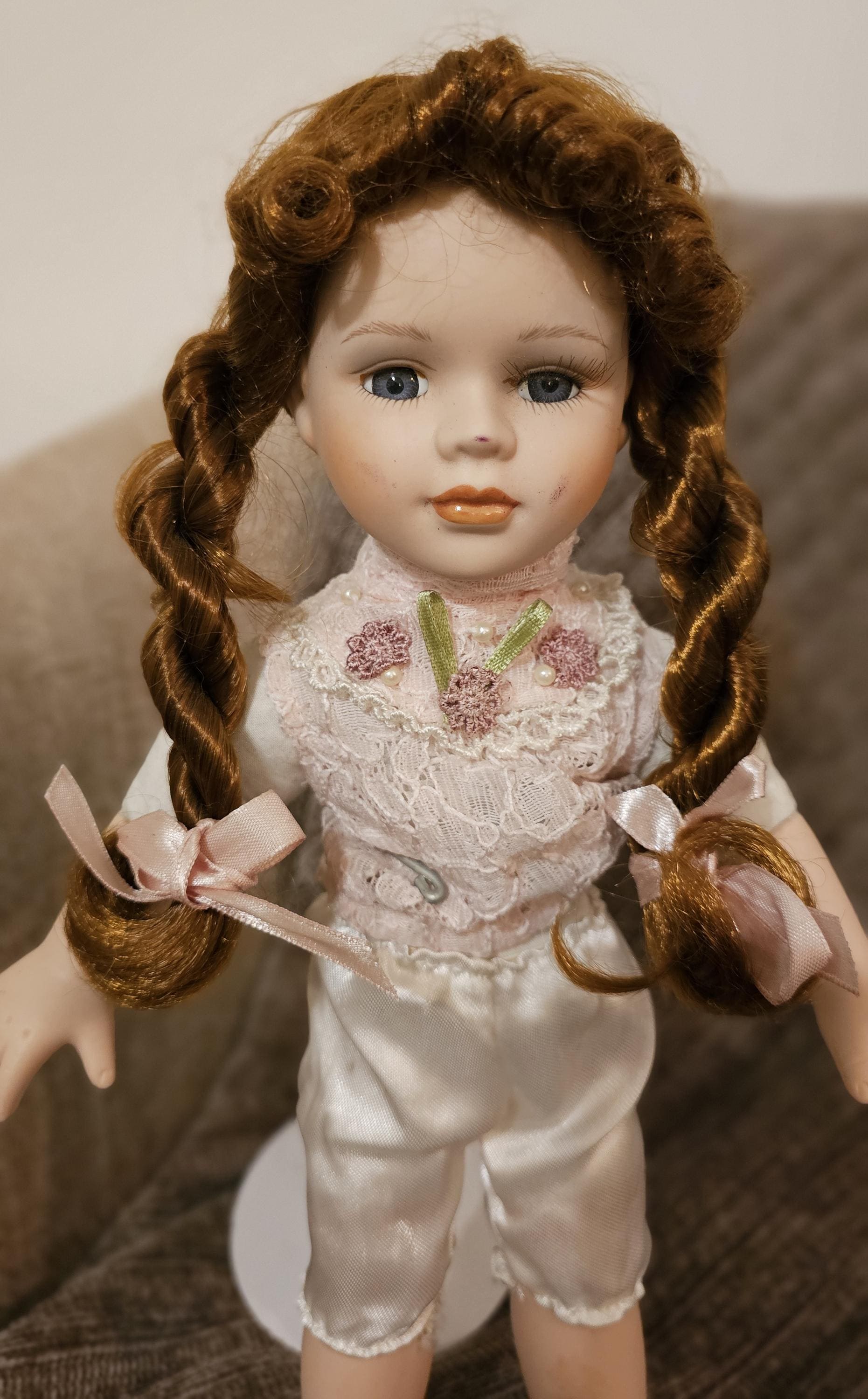 Vintage Collectable Porcelain Doll - Sadie - Etsy