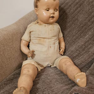 Boneca de bebê antiga RARA - Fankie
