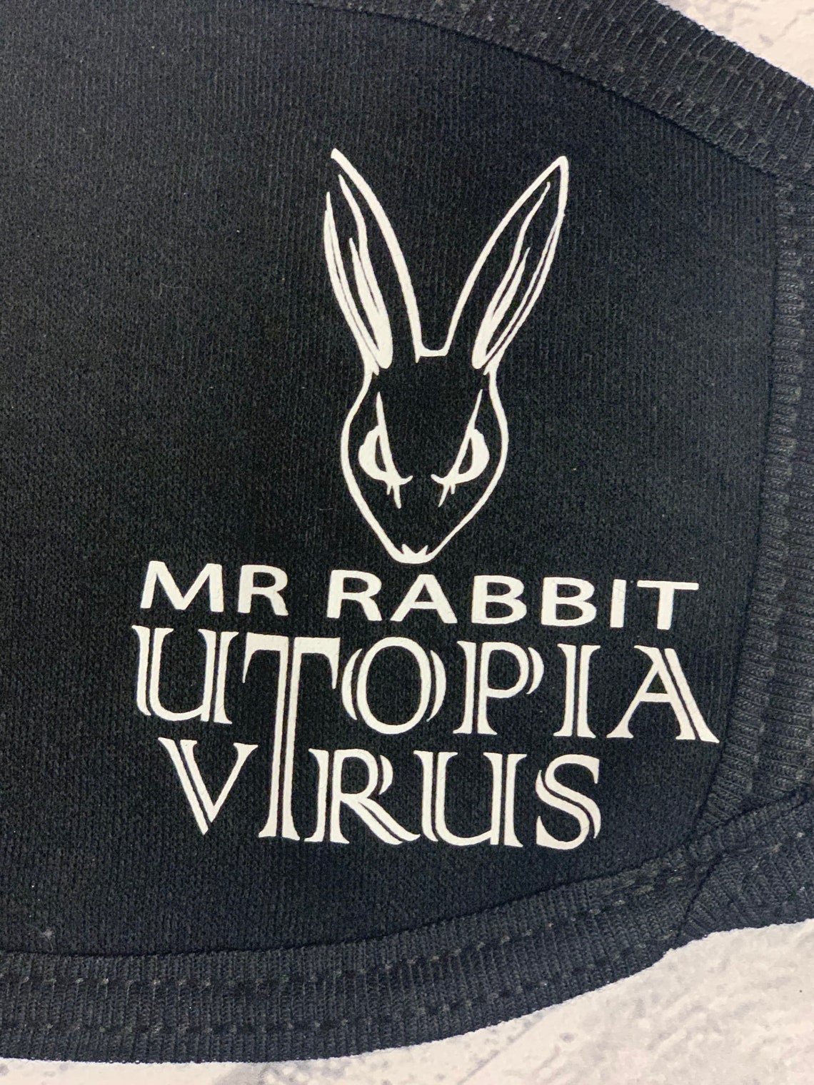 Utopia Mr Rabbit Face Mask 100 Cotton 3ply washable Jessica Etsy
