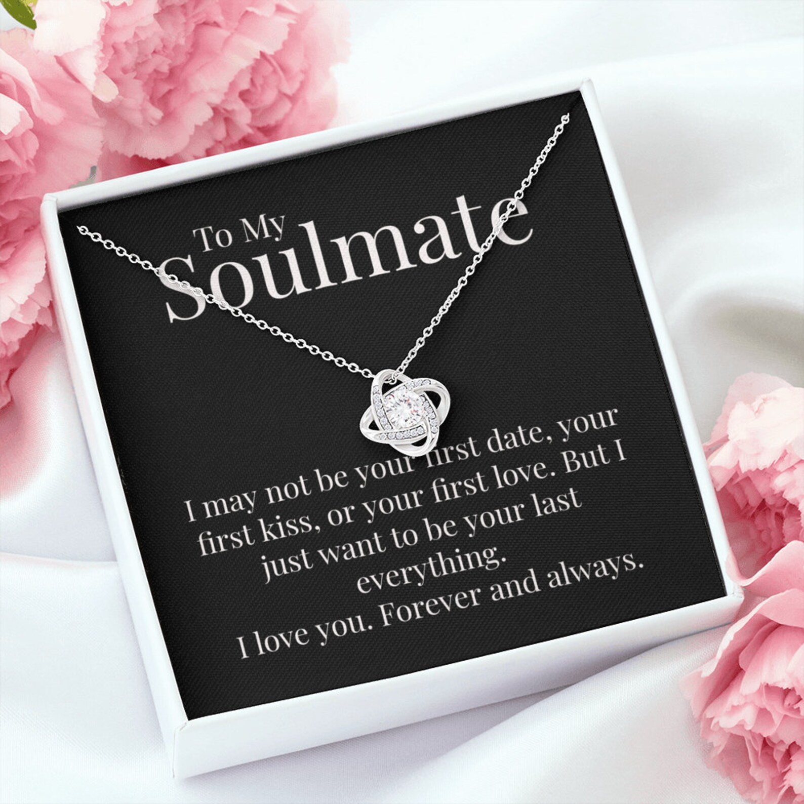 Soulmate Necklace Gift For Her Soulmate Gift Soulmate Etsy