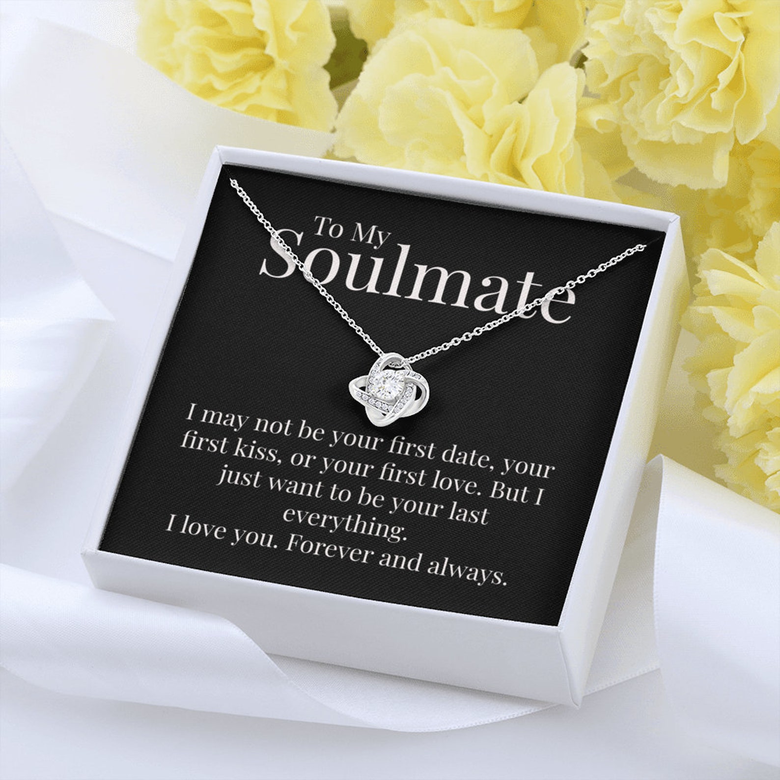 Soulmate Necklace Gift For Her Soulmate Gift Soulmate Etsy