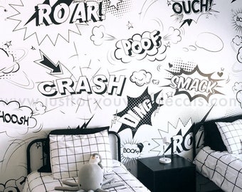 Boys Room Wallpaper - Etsy Boys Room Wallpaper - Etsy