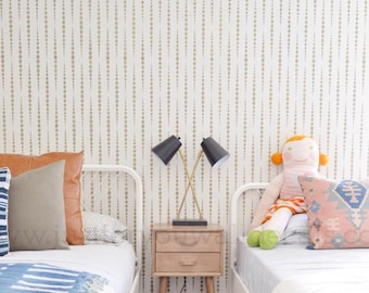 Nursery Wallpaper, Wallpaper Mural, Peel & Stick Wallpaper, Polka Dot Wallpaper, Kids Wallpaper, Teen Wallpaper, Baby Boy Wallpaper 25-0011