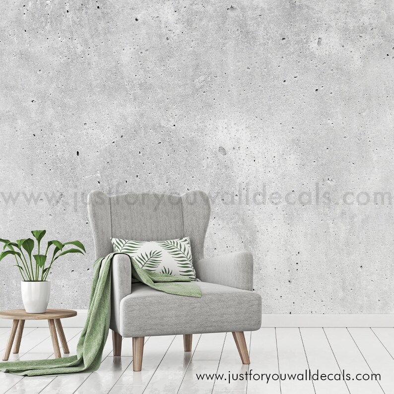 Concrete Wallpaper Cement Wallpaper Urban Wallpaper Stone - Etsy