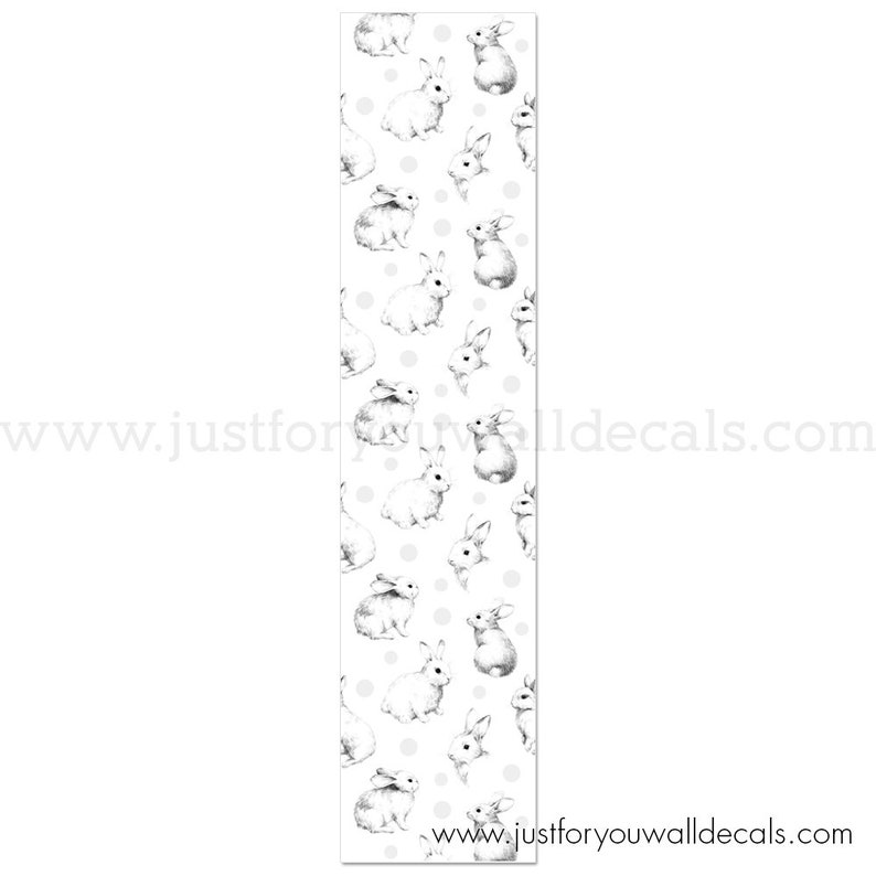 Bunny Wallpaper Nursery Wallpaper Animal Wallpaper Etsy