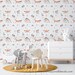 Nursery Wallpaper Animal Wallpaper Removable Wallpaper - Etsy