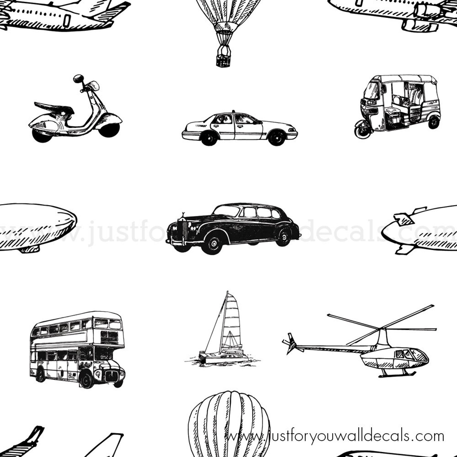 Nursery Wallpaper Boys Room Wallpaper Removable Wallpaper Etsy