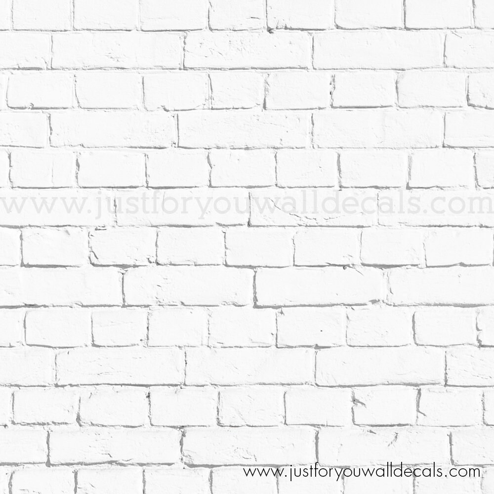 White Brick Removable Wallpaper Nursery Wallpaper Brick Etsy