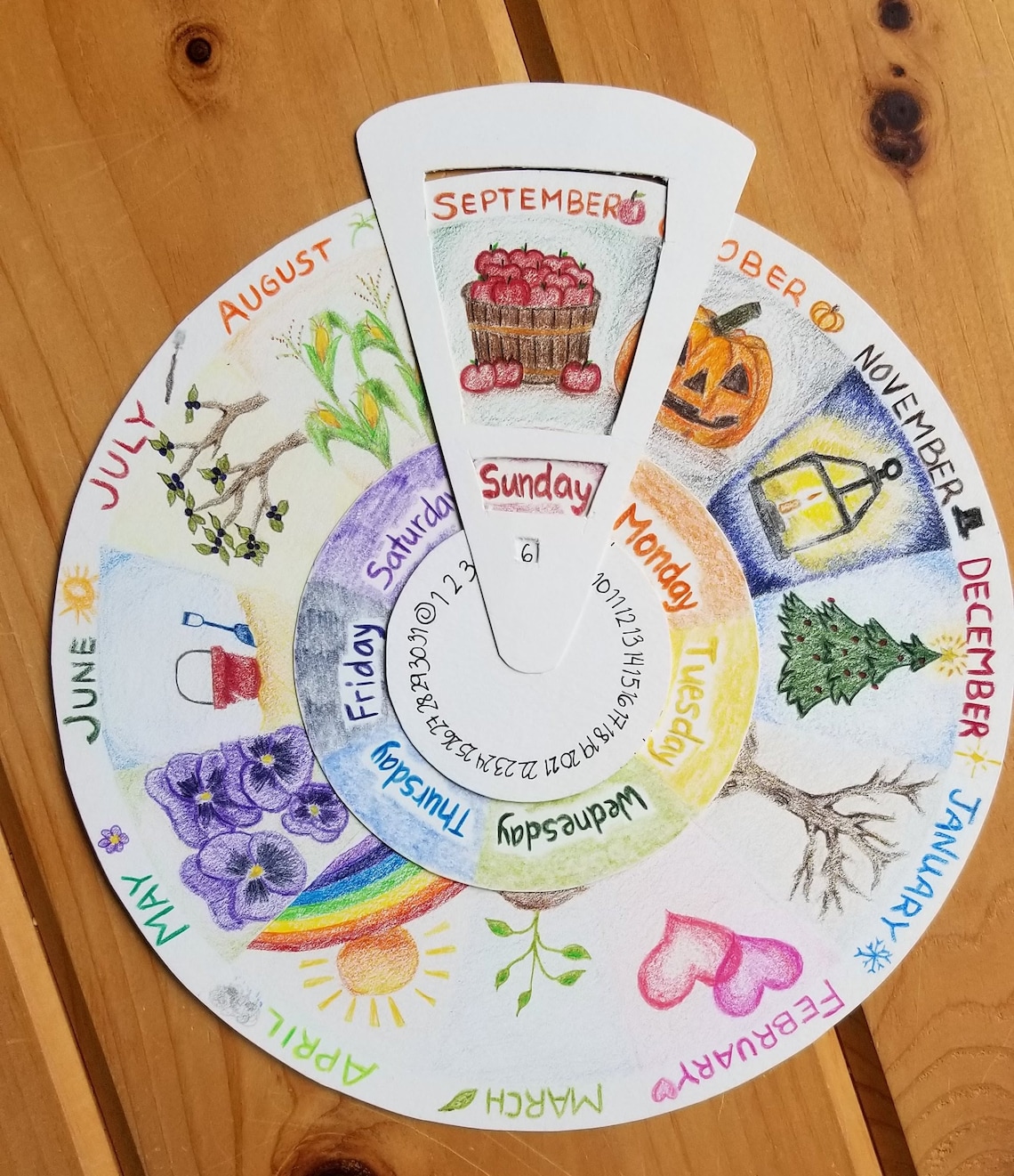 Waldorf Perpetual Calendar - Etsy
