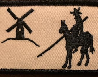 Don Quixote morale patch 2H” x 3W”