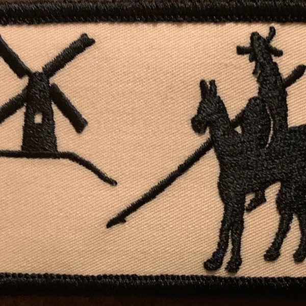 Don Quixote morale patch 2H” x 3W”