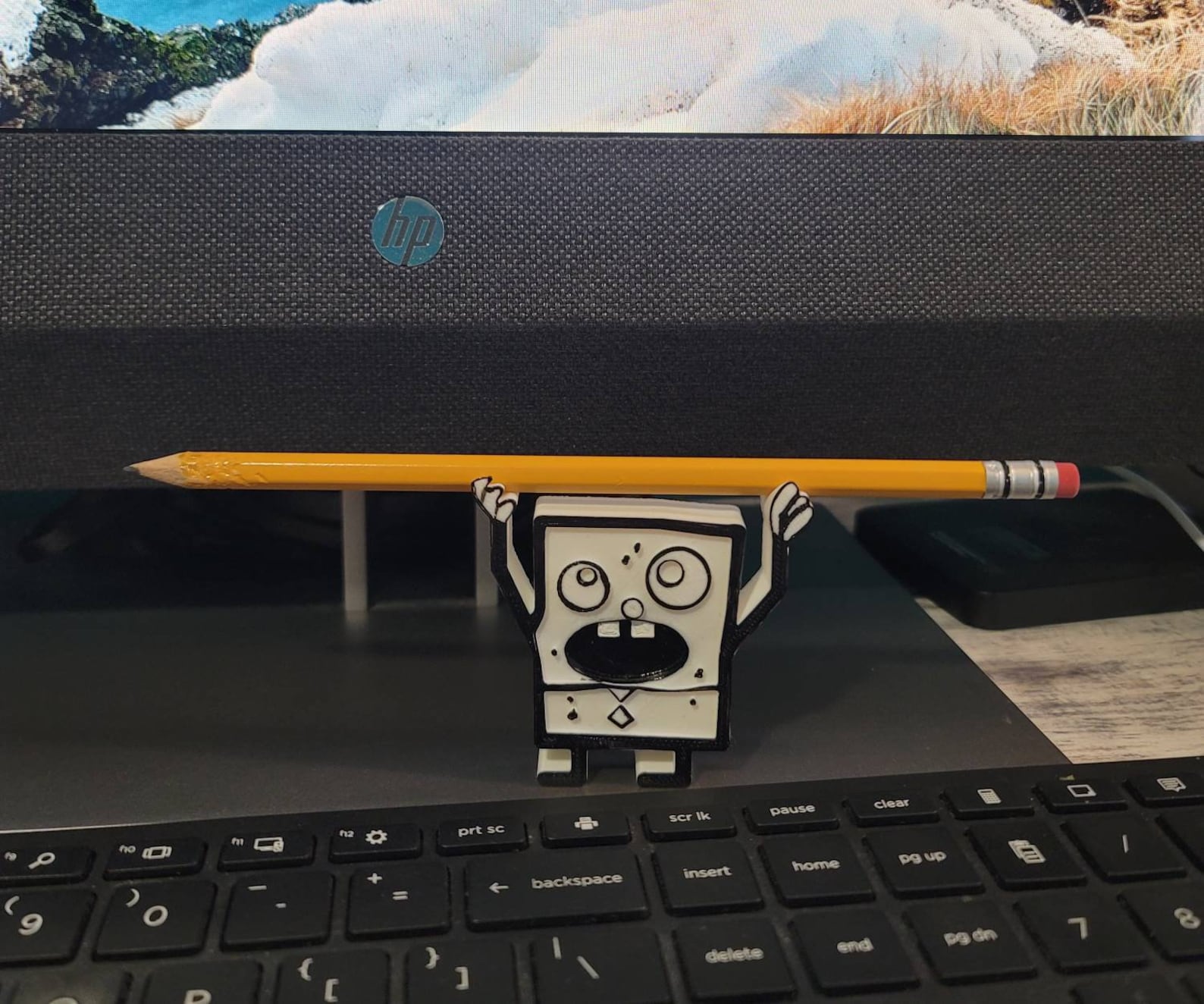 Doodlebob Pencil Holder Spongebob 3D Printed Pencil Holder Etsy Australia