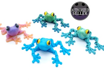 3D Printed Articulated Frog, Fidget Toy
