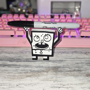 DoodleBob 鉛筆ホルダー、スポンジボブ、3D プリント鉛筆ホルダー、Me Hoy Minoy 画像 4